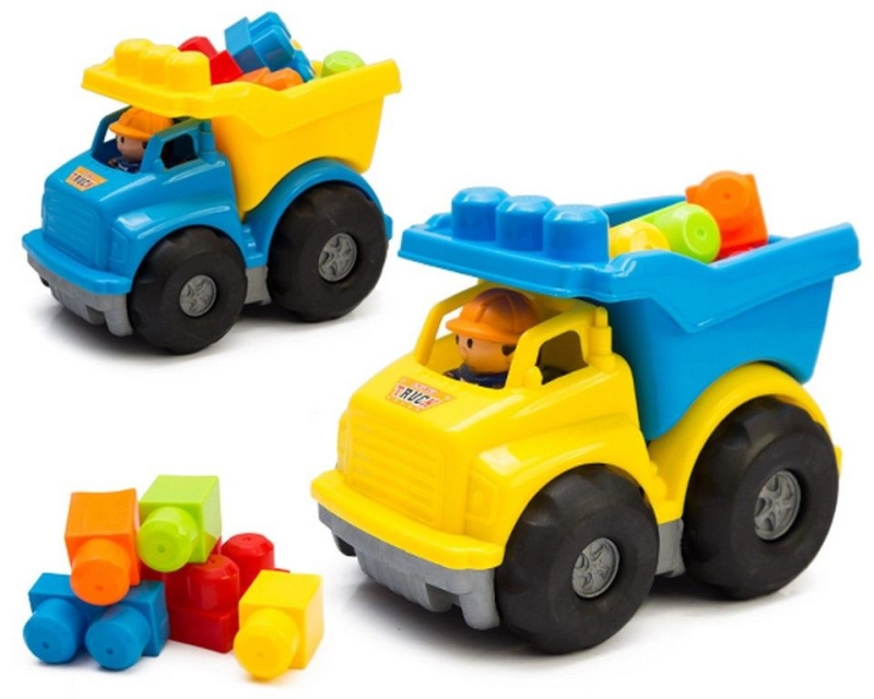 Sklápěcí auto se stavebními kostkami - 1 kus