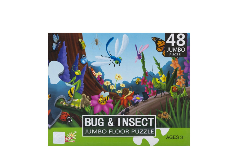 XXL dětské puzzle svět hmyzu 48 dílků - 1 kus
