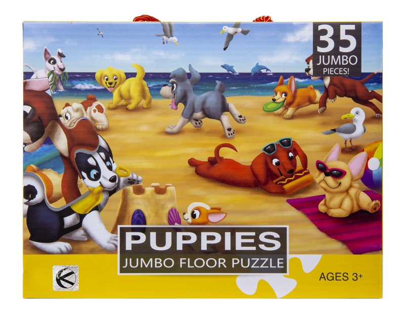 XXL dětské puzzle štěňátka 35 dílků - 1 kus