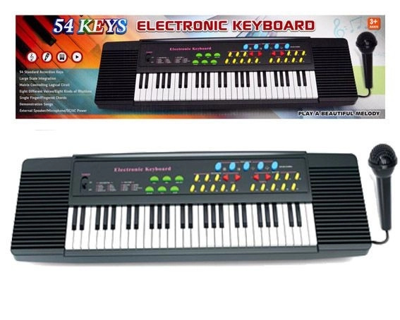 Dětské varhánky (keyboard) s mikrofonem 50 cm - 1 kus