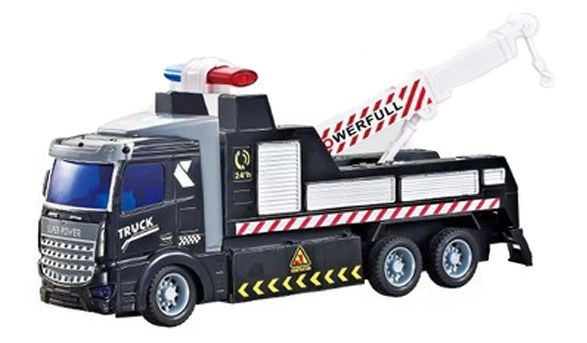 Nákladní auto odtahovka s jeřábem na dálkové ovládání - 1 kus