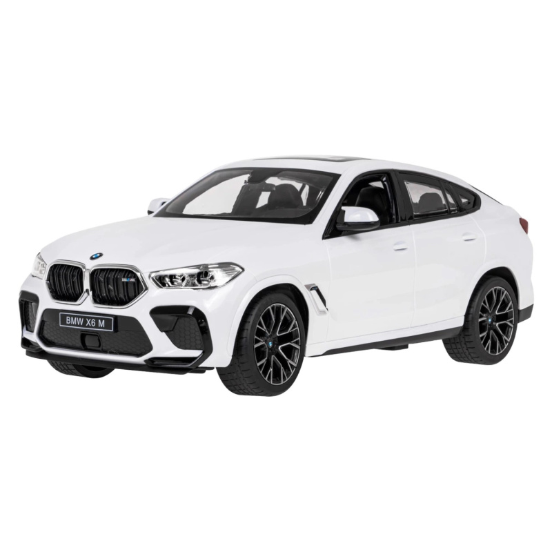 Dálkově ovládané auto BMW X6 M 1:14 Rastar bílé - 1 kus
