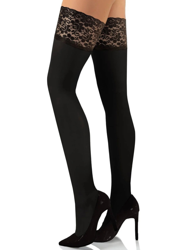 Sesto Senso Nicole punčochy 50 den 5-8 černá 5/6-XL/XXL