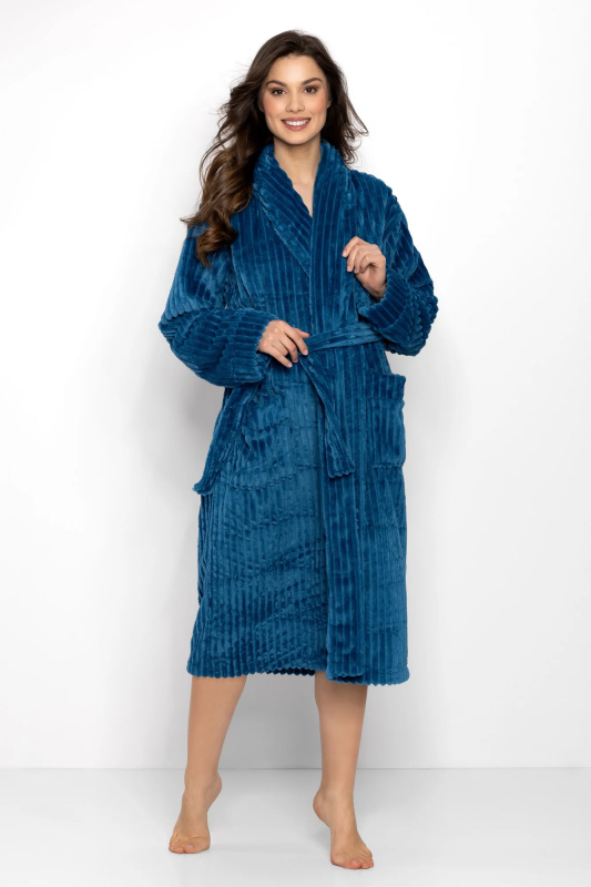 Župan One And Only Long Turquoise - Momenti Per Me XXXL