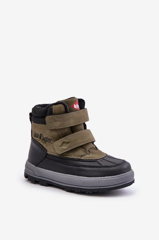 Zateplené Sněhule Chlapecké Lee Cooper Zelené Velikost: 35