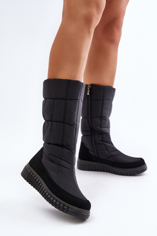 Dámské sněhule na zip Progress Černé Velikost: 40