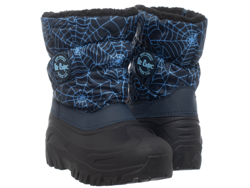 Lee Cooper zimní boty dětské sněhule zateplené zipem nahoru 28
