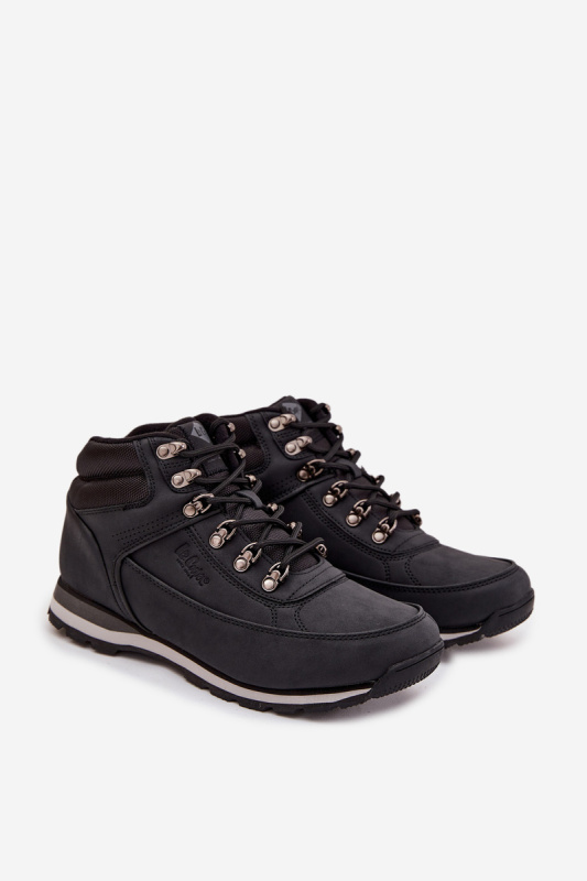 Lee Cooper pánská zimní trekingová kotníková obuv černá 44