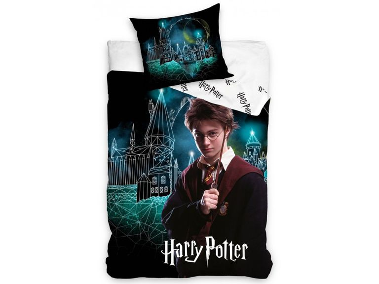 Carbotex Dětské povlečení Harry Potter Kouzelné Bradavice