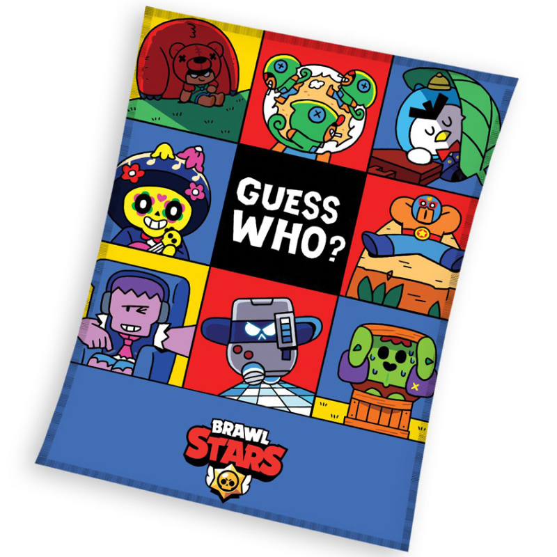 Carbotex Dětská deka Brawl Stars Hádej Kdo 110x140 cm