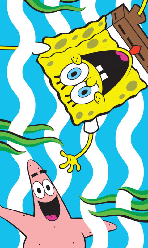 Carbotex Dětský ručník Sponge Bob Zábava v Moři 30x50 cm