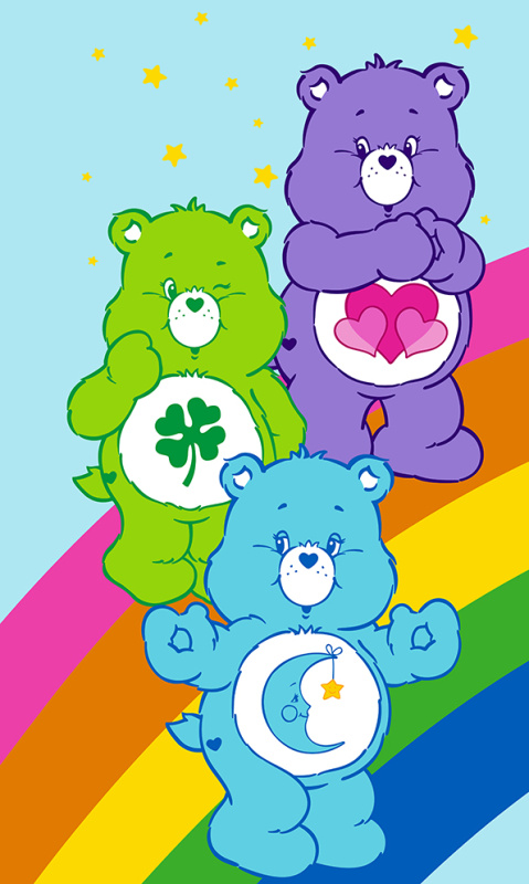 Carbotex Dětský ručník Medvídci Care Bears 30x50 cm