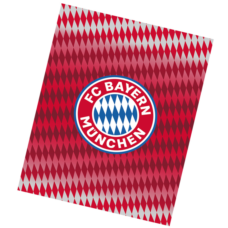 Carbotex Fotbalová deka FC Bayern Mnichov Diamonds 130x170 cm
