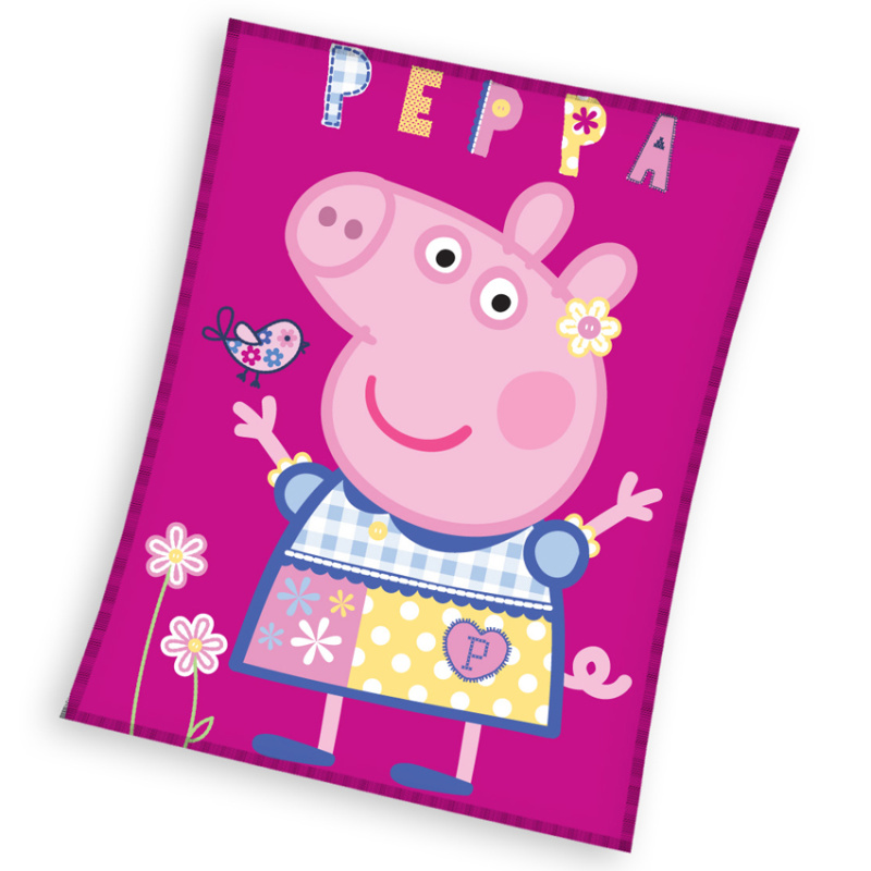 Carbotex Dětská deka Prasátko Peppa Modelka - vyp