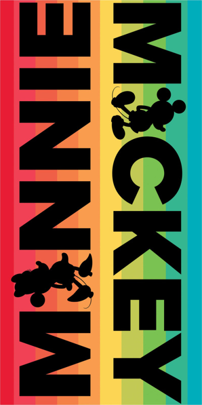 Carbotex Froté osuška Minnie a Mickey Mouse