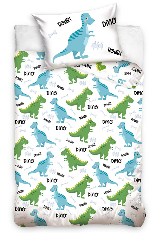 Carbotex Povlečení do postýlky Dinosauří Kamarádi