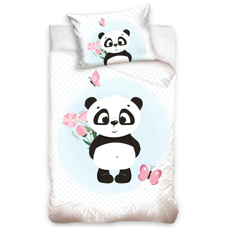 Carbotex Povlečení bavlna do postýlky Roztomilá Panda Varianta: Povlečení bavlna do postýlky Roztomilá Panda 100x135, 40x60 cm