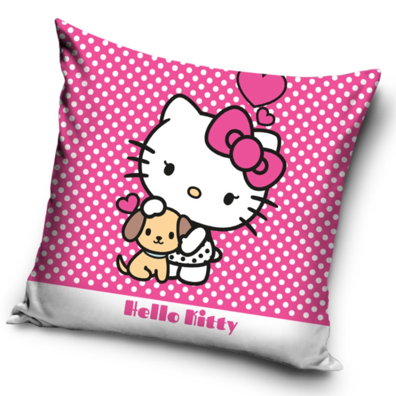 Carbotex Povlak na polštářek Hello Kitty Puppie Varianta: Povlak na polštářek Hello Kitty Puppie 40x40 cm