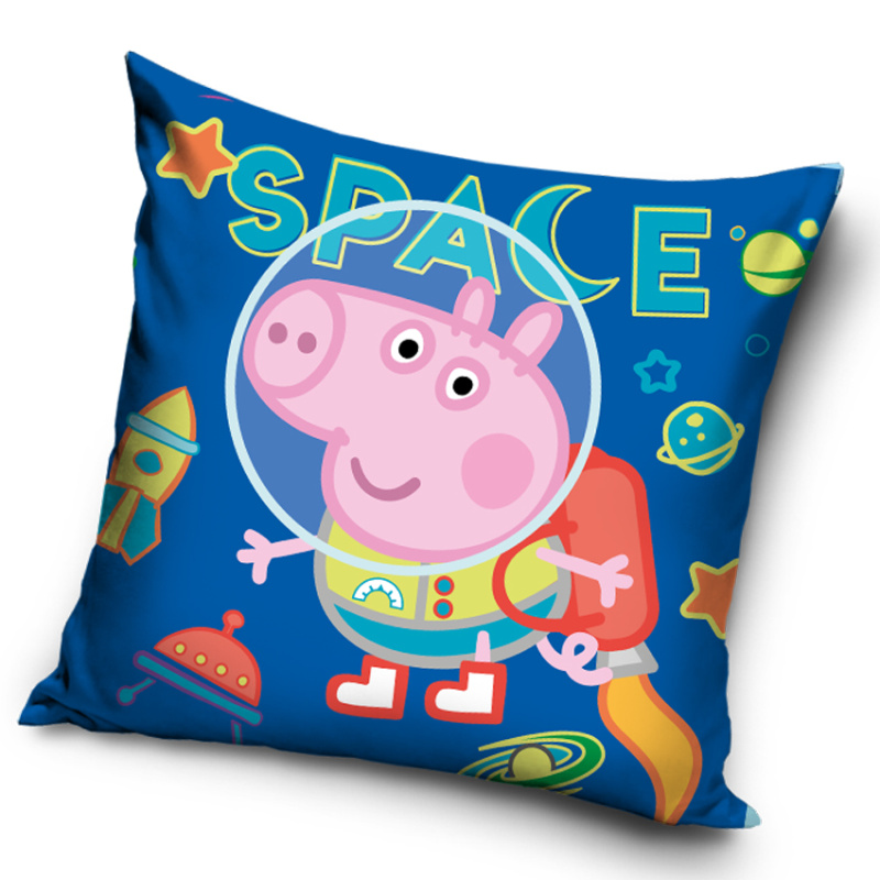 Carbotex Povlak na polštářek Prasátko Peppa Tomík Malý Astronaut