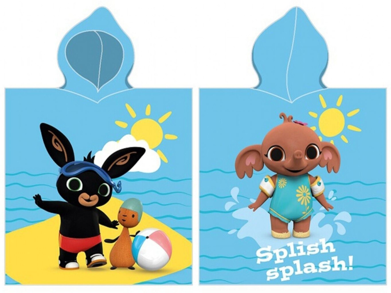 Dětské pončo - ZAJÍČEK BING PRÁZDNINY U MOŘE