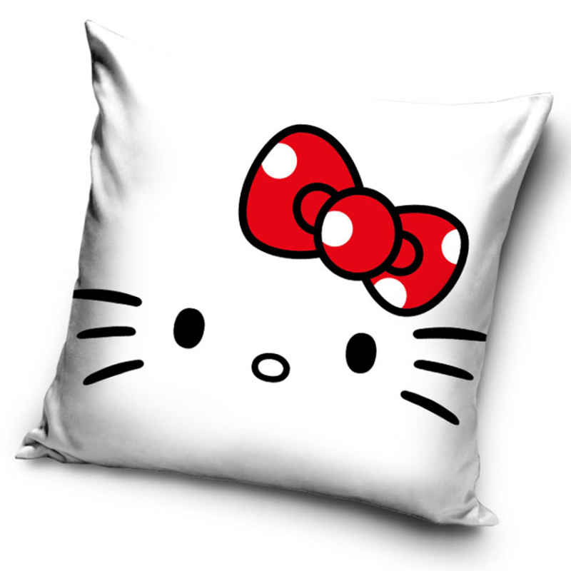 Carbotex Povlak na polštářek Hello Kitty Red Bow