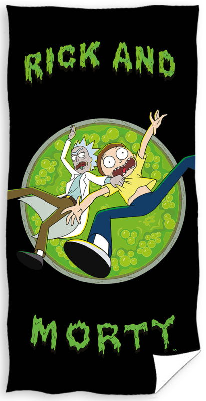 Carbotex Dětská osuška Rick and Morty Skok do třetí Dimenze