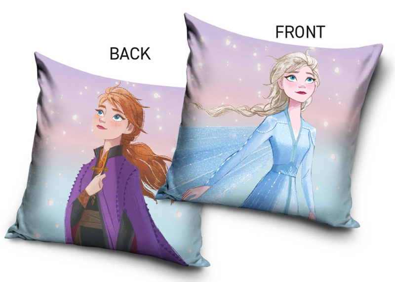 Carbotex Povlak na polštářek Ledové Království Princezny Anna a Elsa