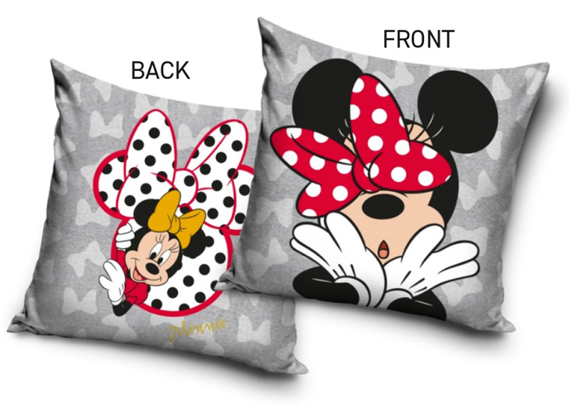 Carbotex Povlak na polštářek Minnie Šedá Kráska