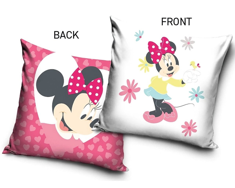 Carbotex Povlak na polštářek Minnie s Malým Kanárkem