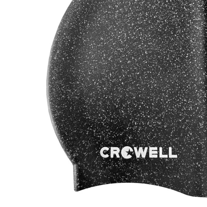 Crowell Recycling Pearl silikonová plavecká čepice černá col.1 NEPLATÍ