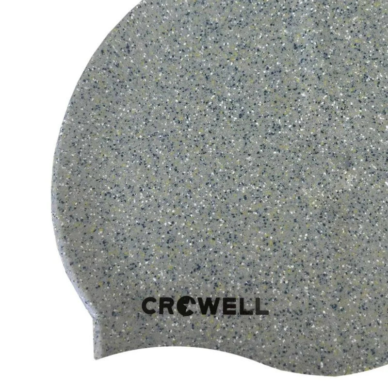 Silikonová plavecká čepice Crowell Recycling Pearl silver col.2 NEPLATÍ
