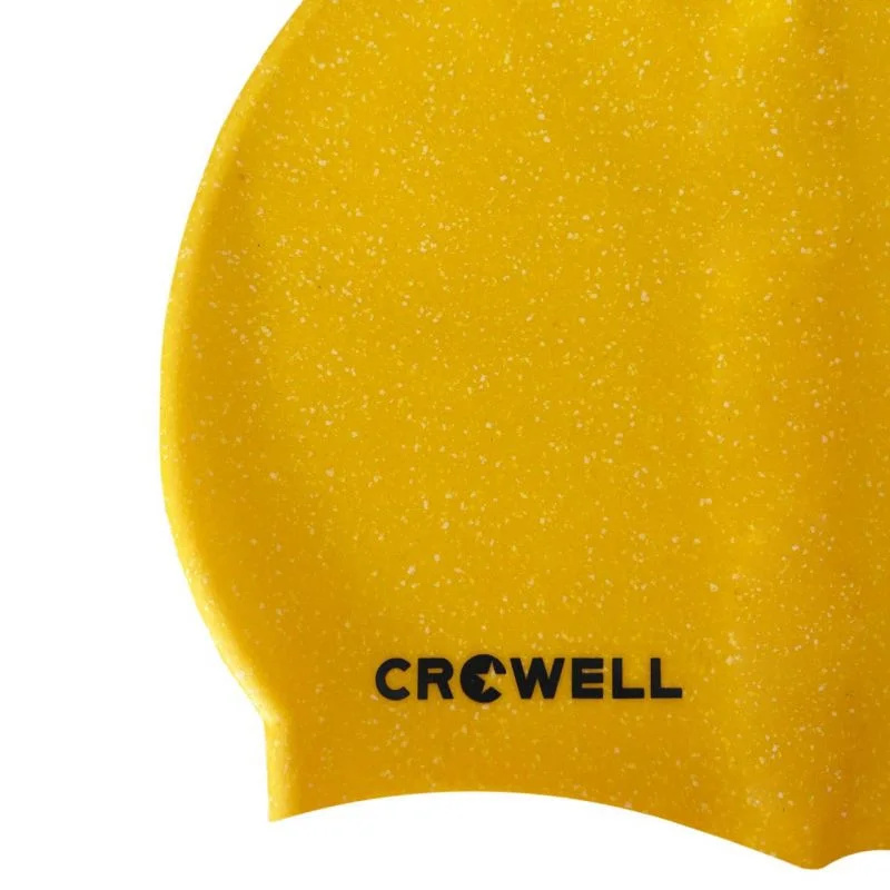 Crowell Recycling Pearl Yellow silikonová plavecká čepice Barva 7 NEPLATÍ