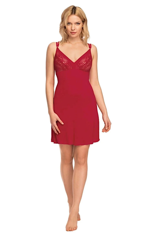 Noční košile Casilda - NIPPLEX Červená L