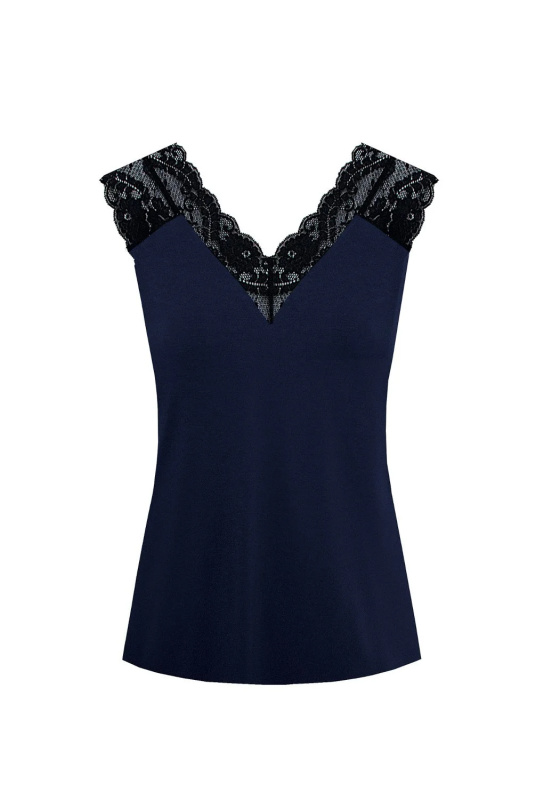 Dámská pyžamová halenka Nipplex Mix&Match Margot Krajka S-2XL zelená S
