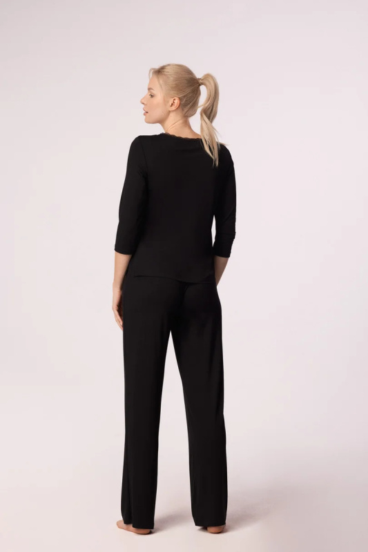 Dámské tričko/halenka MARGOT 3/4 černá S