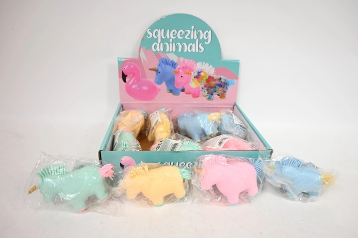 Gniotek mačkací antistresová hračka koník 11,5 cm (box 12 ks)