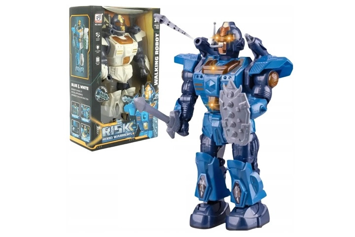 Interaktivní robot se světelnými a zvukovými efekty