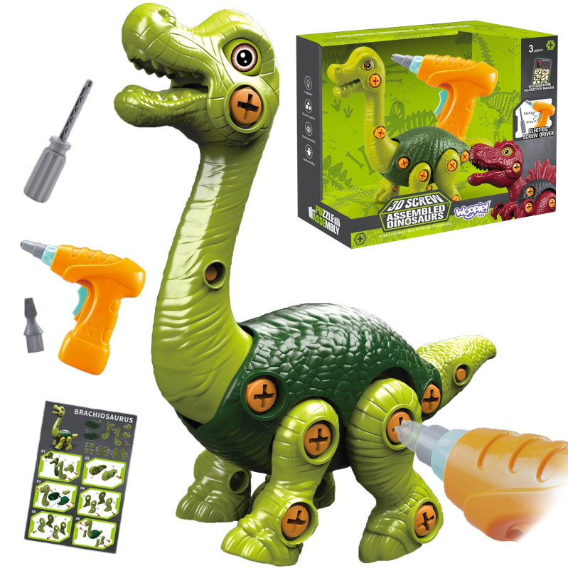 Dinozaur ke Skládání WOOPIE s Vrtákem