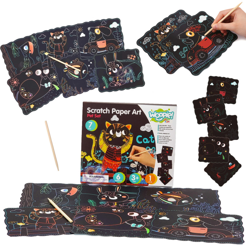 Kreativní sada vydrapávanky pro děti