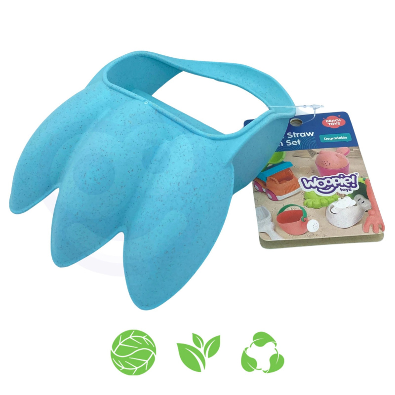 Woopie Green drápek a lopatka do písku z biologicky rozložitelného materiálu