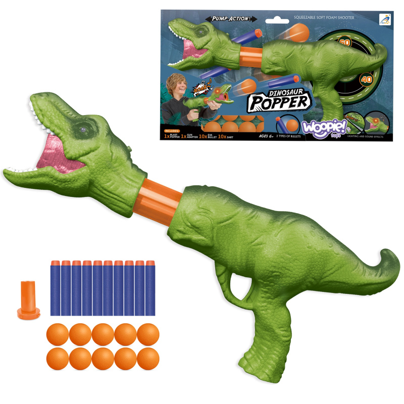 Automatická dino vylepšená dětská kuše a dětská střelnice