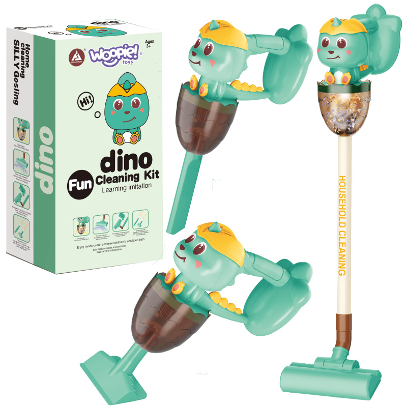 Interaktivní vysavač Dino 3v1 s funkcí sání, světlem a zvukem
