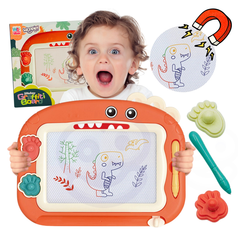 Kreativní magnetická kreslicí tabule Dino