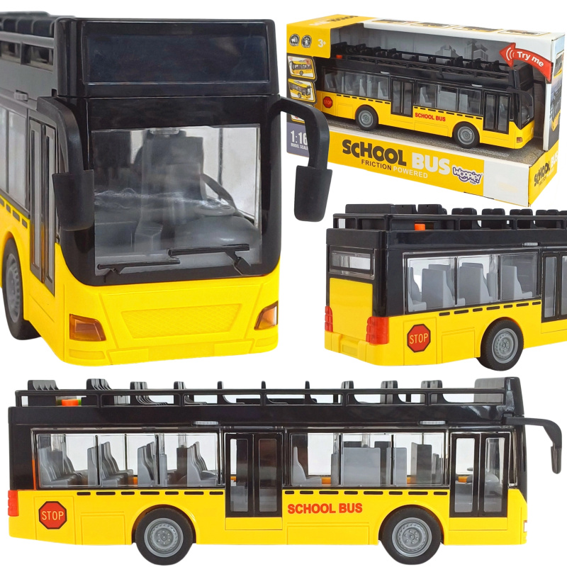 Autobus WOOPIE se světly a otevíracími dveřmi