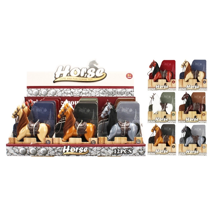 plastový koník pro děti 12 × 10 × 4 cm