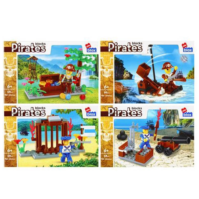 stavebnice piráti – 4 varianty