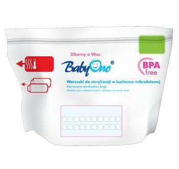 BabyOno Sterilizační sáčky do mikrovlnky 5 ks