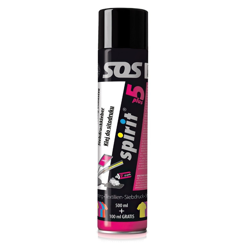 SPIRIT kontaktní lepidlo na látky ve spreji SPIRIT 5 PLUS - 600ml