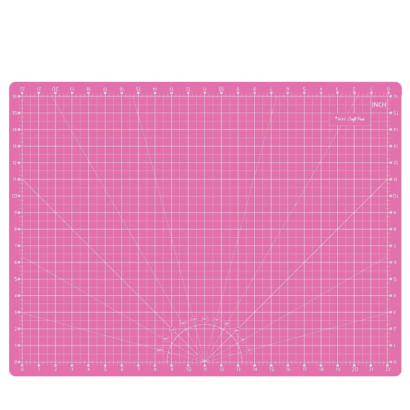 STRIMA Řezací podložka na látky, patchwork TEXI PINK M, samosvorná, růžová, 60x45cm, vel. M, tloušťka 3mm