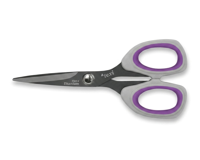 Krejčovské nůžky TEXI TITANIUM Ti514, s ergonomickou rukojetí, délka ostří 6,7cm, celková délka 13 cm